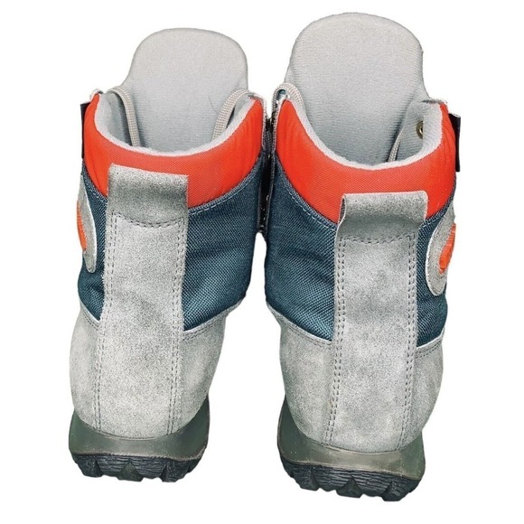 Tecnica Skywalk Trekking Gray Suede Hiking Boots Mens 6 Womens 7 VTG 90s main image 5
